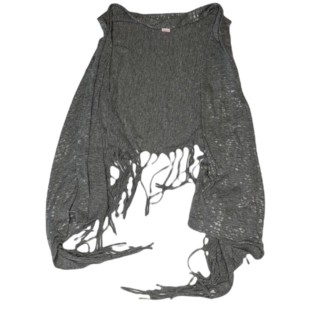 GRAY JUSTICE SHAWL MEDIUM/LARGE